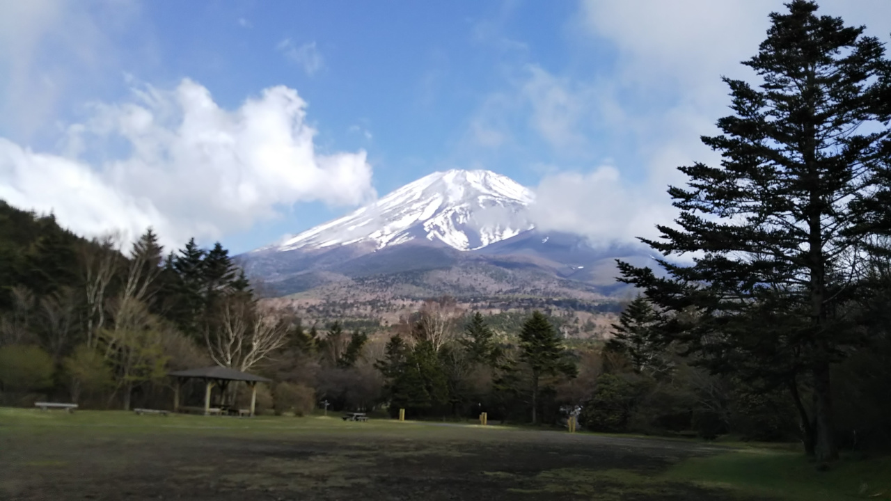 水が塚公園からの富士山