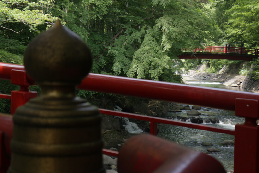 桂川に架かる桂橋と楓橋