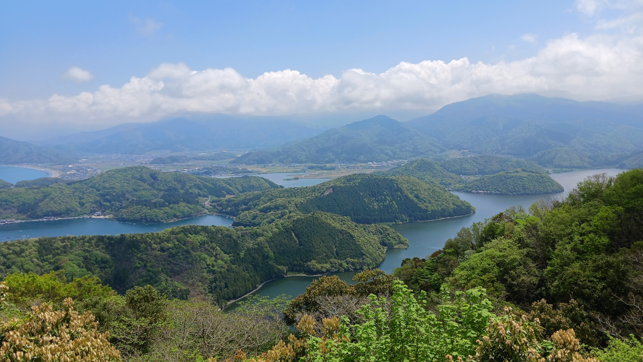 ケーブルカー山麓駅からの眺め