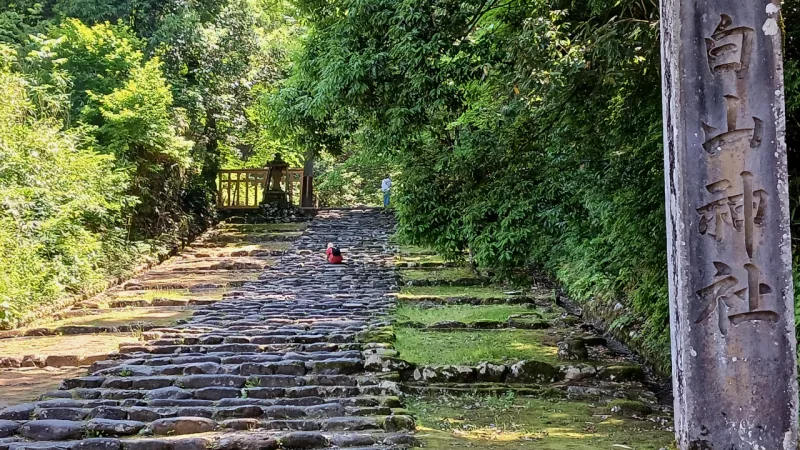 白山神社入口参道