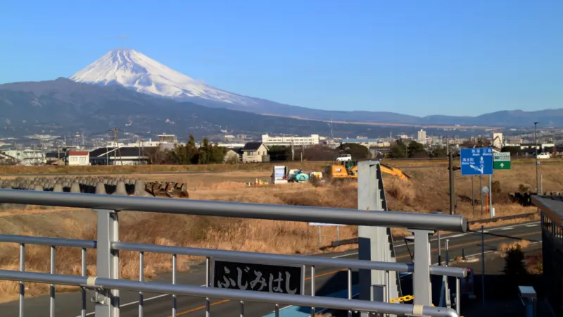 伊豆ゲートウェイ函南からの富士山