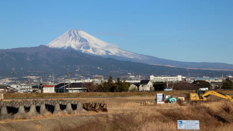 伊豆ゲートウェイ函南からの富士山