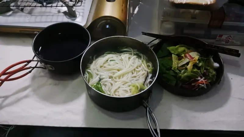 細麺うどん