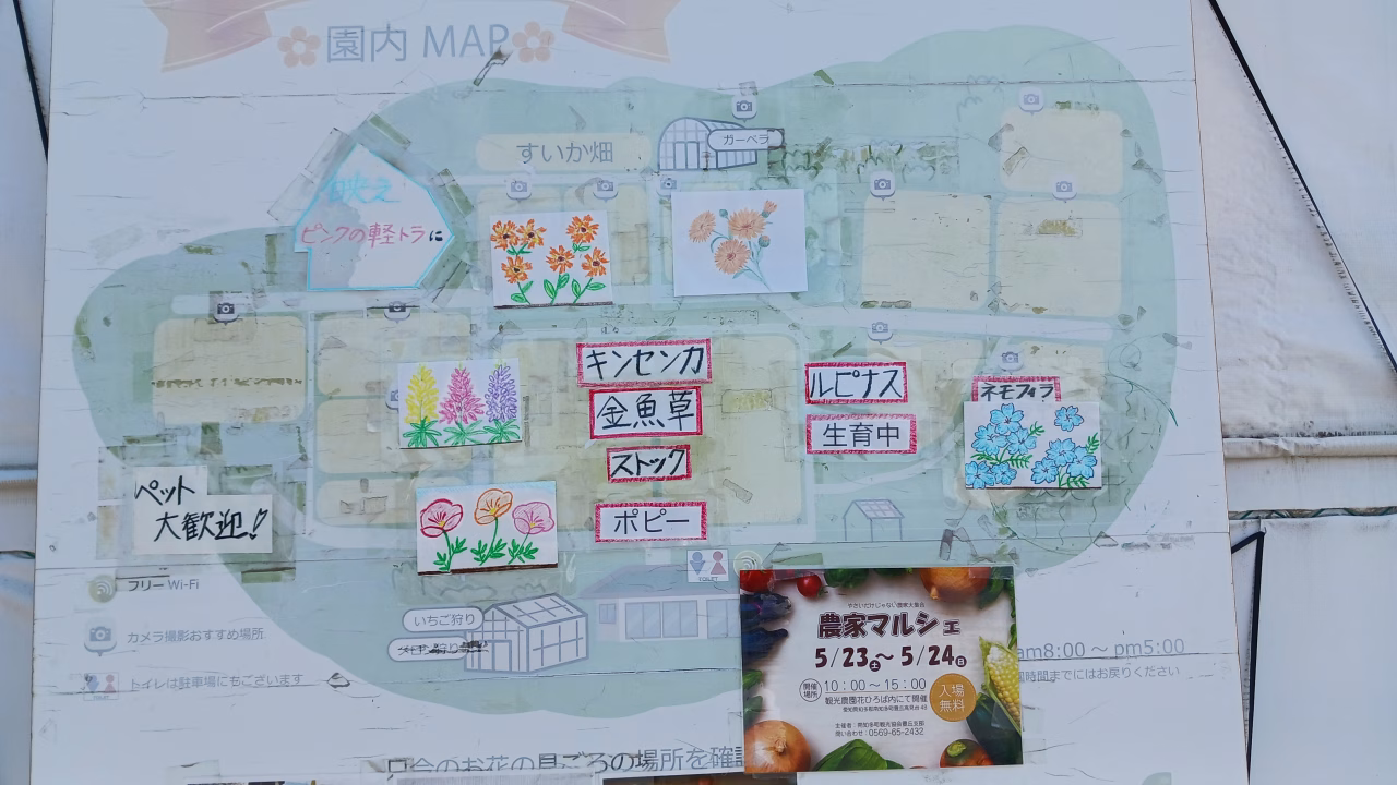 花ひろば花map